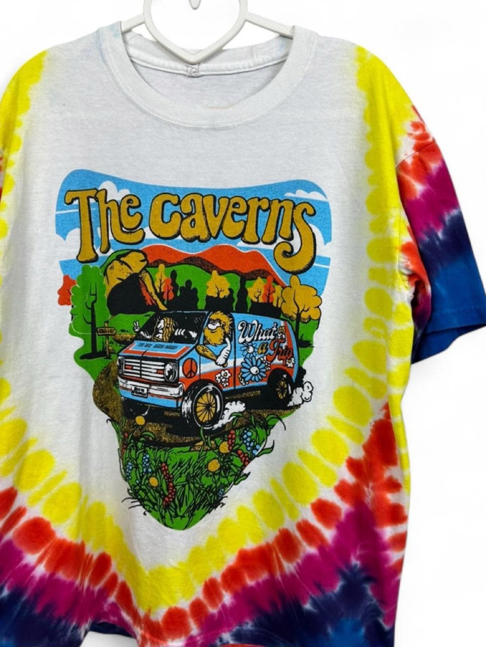 The Caverns What A Trip Tie Dye T-Shirt